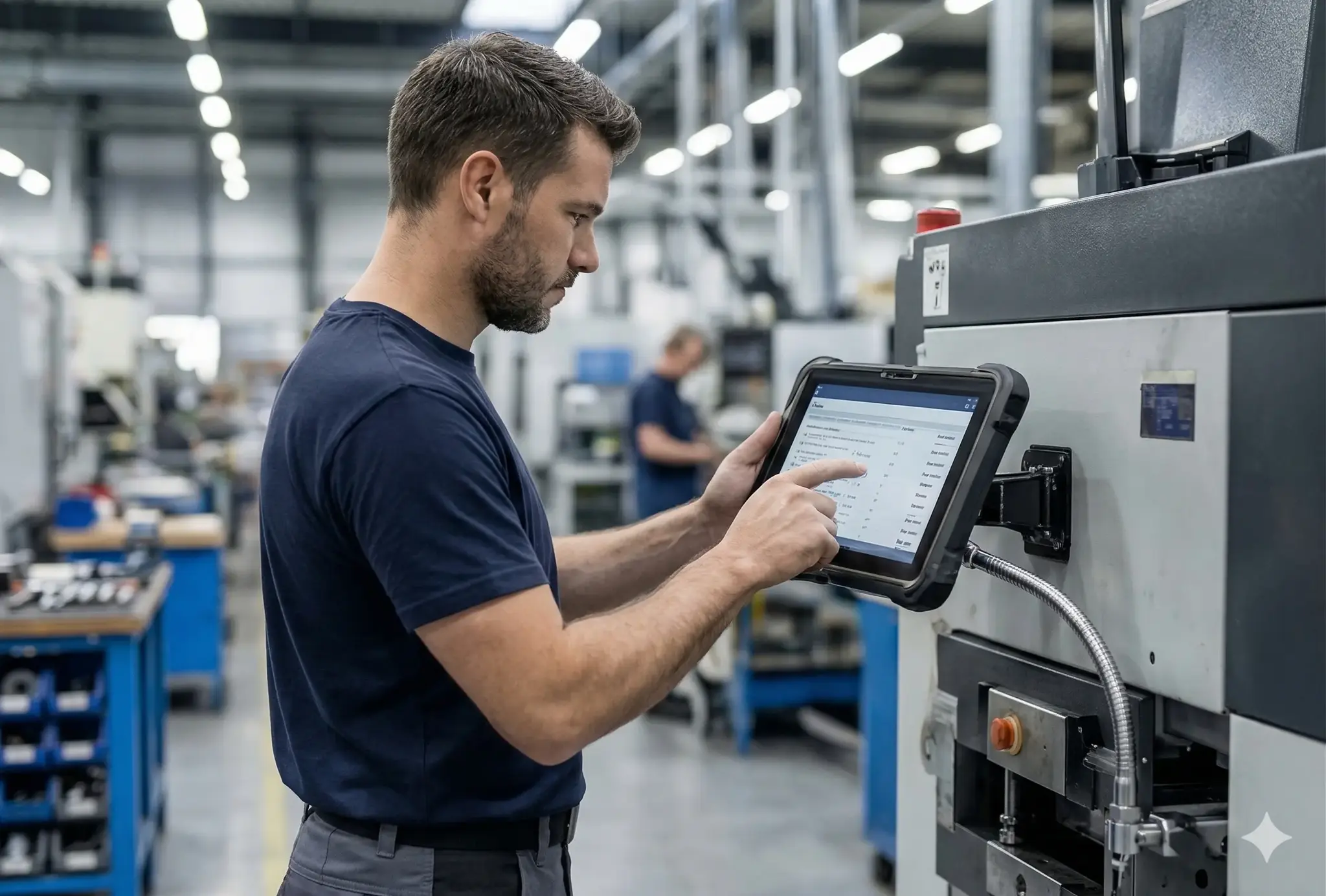 Il reparto aggiorna dal tablet