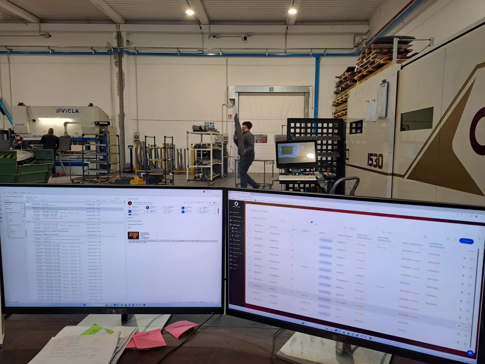 Postazione operatore con Operativo in Meb Srl